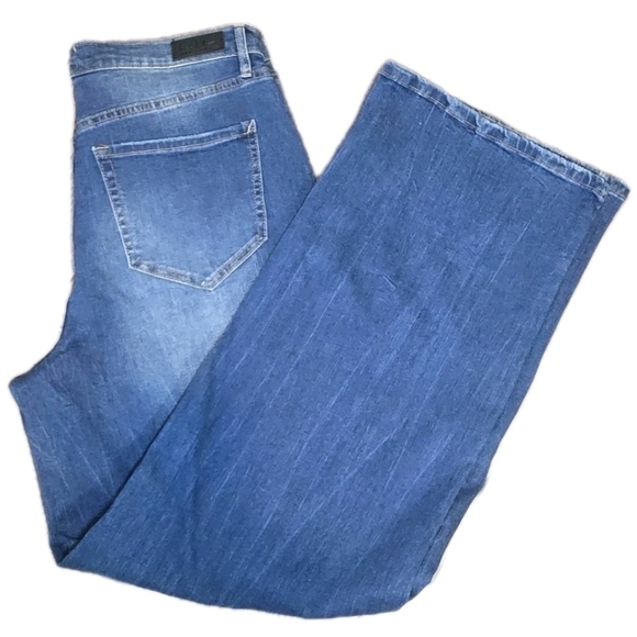 Nicole Miller New York Nomad Super High Rise Wide Leg Jeans Women’s Size 10 Blue - Picture 4 of 10